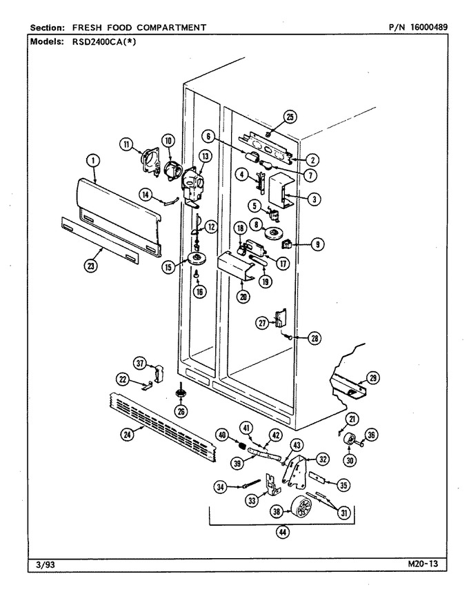 Diagram for RSD2400CAE (BOM: DM41A)