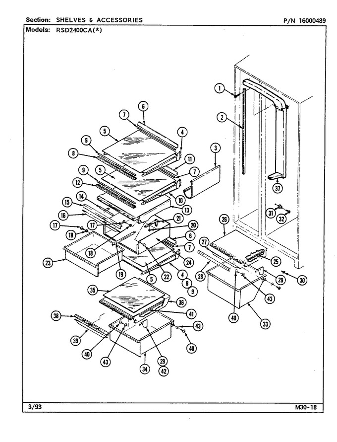 Diagram for RSD2400CAE (BOM: DM41A)