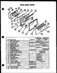 Diagram for 05 - Oven Door Parts