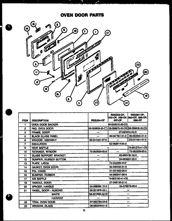 Diagram for RSS380-OF (BOM: RSS3800OF)