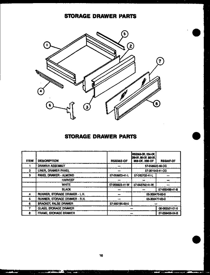 Diagram for RSS307-OF (BOM: RSS3070OF)