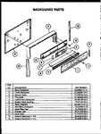 Diagram for 01 - Backguard Parts