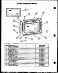 Diagram for 09 - Upper Oven Door Parts