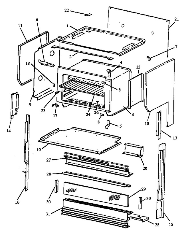 Diagram for RST399UW (BOM: P1132622N W)