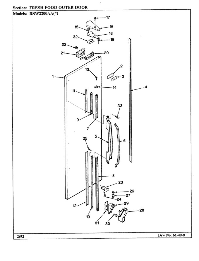 Diagram for RSW2200AAW (BOM: CM31A)