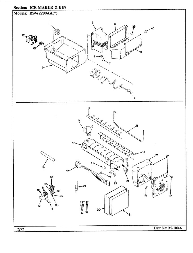 Diagram for RSW2200AAW (BOM: CM31A)