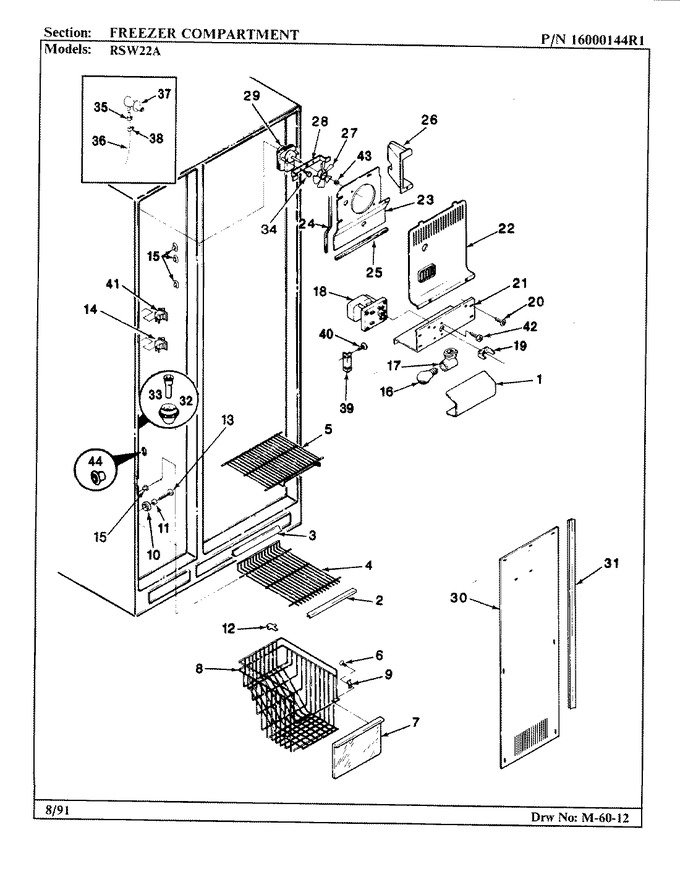 Diagram for RSW22A (BOM: BM31B)