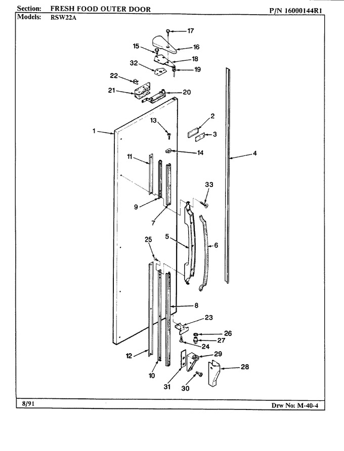 Diagram for RSW22A (BOM: AM31B)