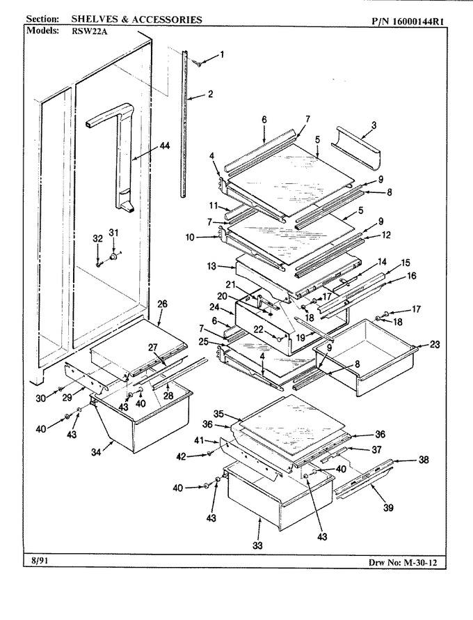 Diagram for RSW22A (BOM: AM31A)