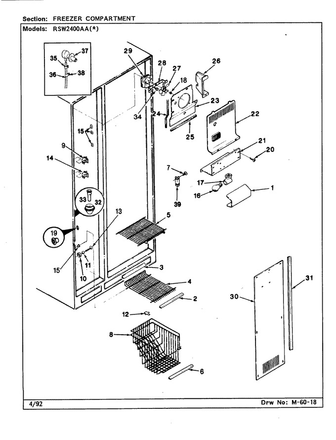 Diagram for RSW2400AAW (BOM: CM81A)