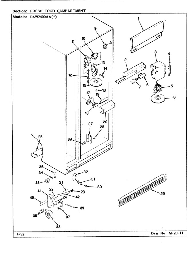 Diagram for RSW2400AAL (BOM: CM81A)