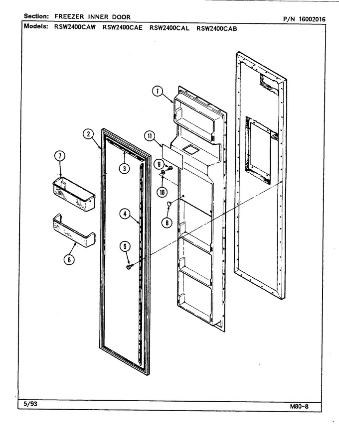 Diagram for RSW2400CAB (BOM: DM82A)