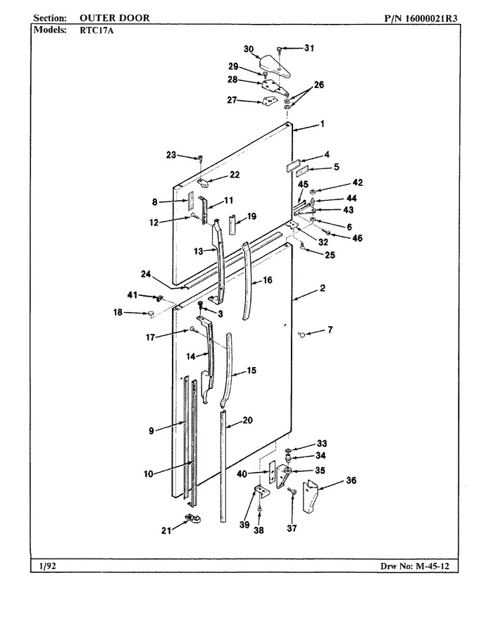 Diagram for RTC17A (BOM: BH26B)