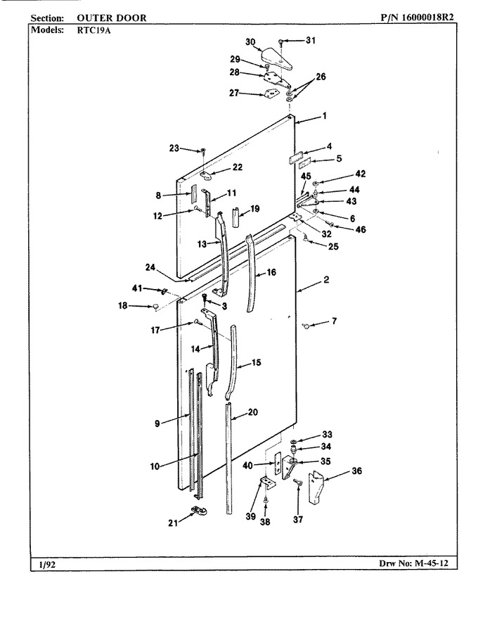 Diagram for RTC19A (BOM: BH55D)