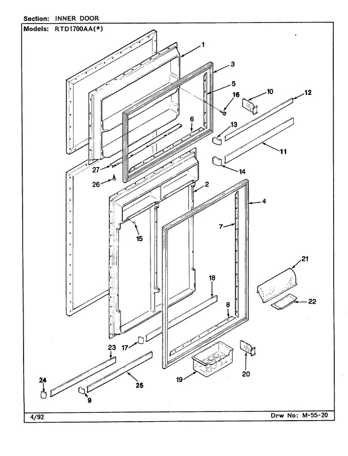 Diagram for RTD1700AAW (BOM: CH31B)