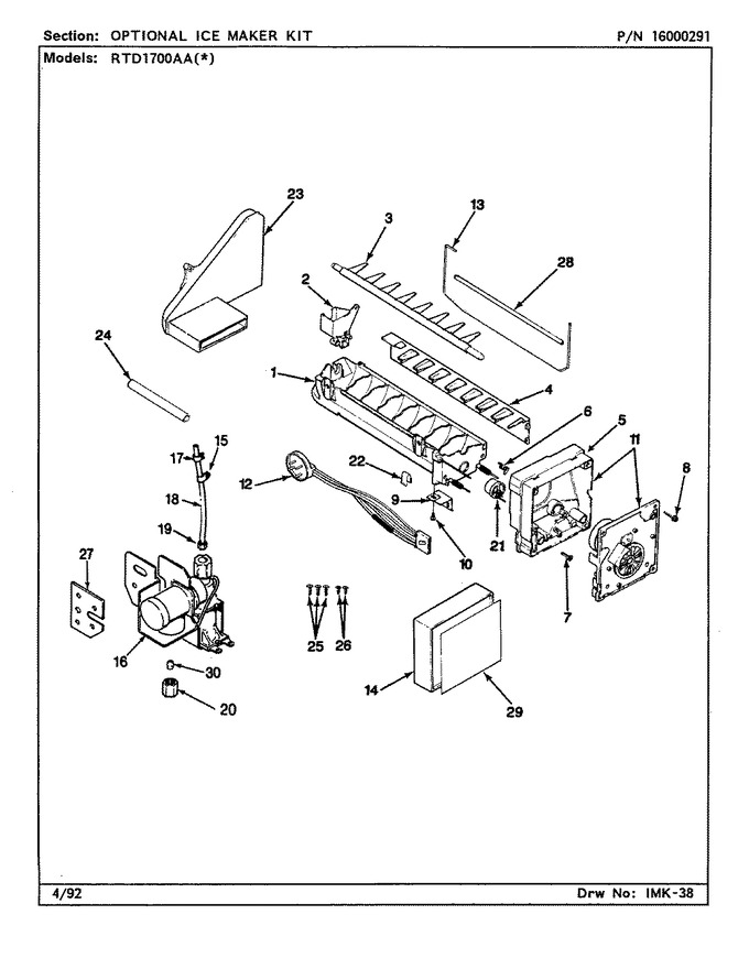 Diagram for RTD1700AAL (BOM: CH31B)