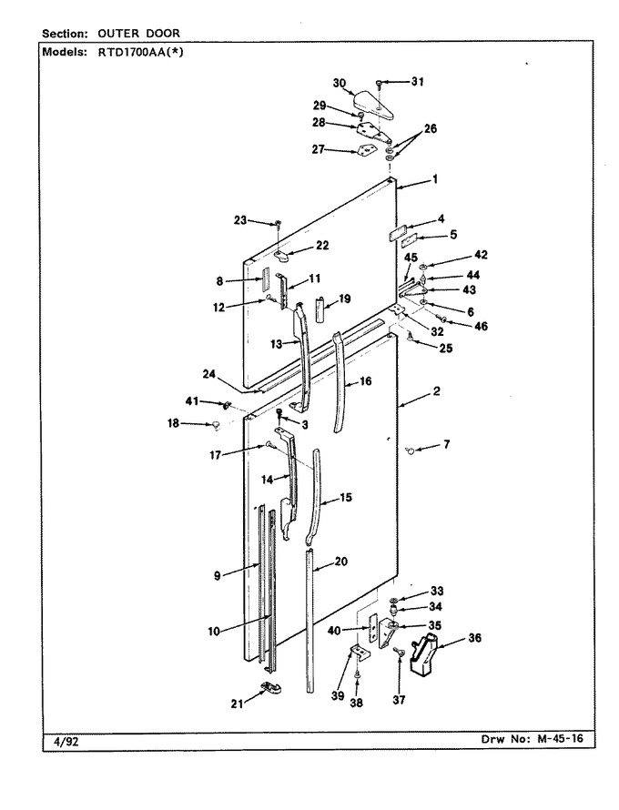 Diagram for RTD1700AAL (BOM: CH31B)