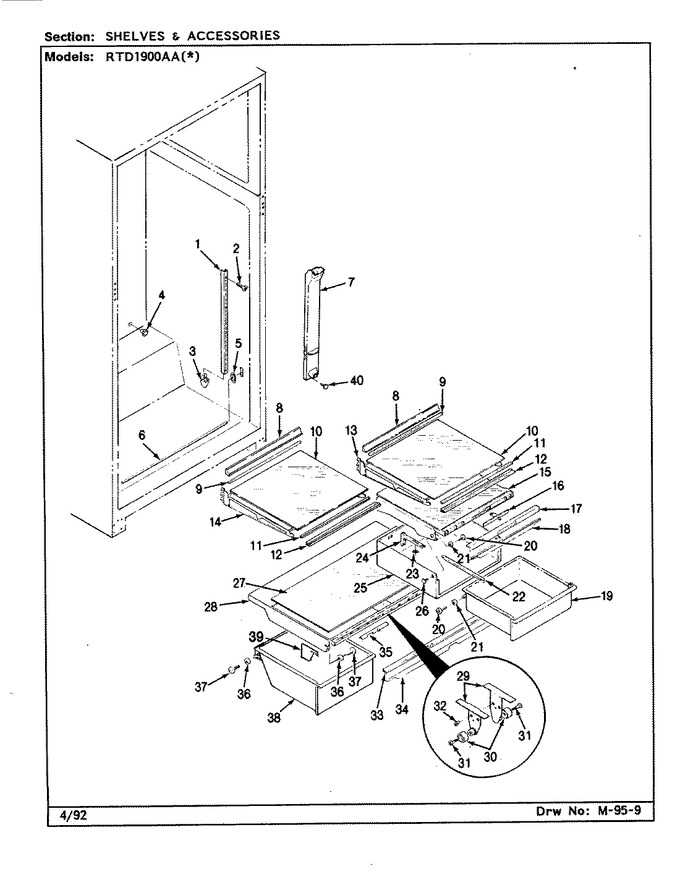 Diagram for RTD1900AAW (BOM: CH59B)