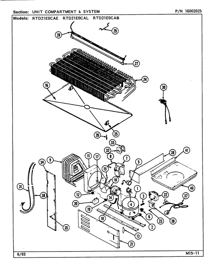 Diagram for RTD21E0CAL (BOM: DE89A)