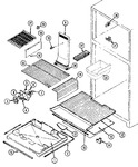 Diagram for 01 - Freezer Compartment