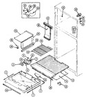 Diagram for 01 - Freezer Compartment