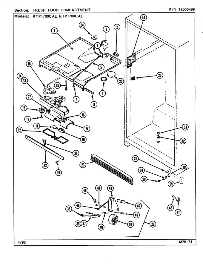 Diagram for RTP1700CAL (BOM: DH34A)