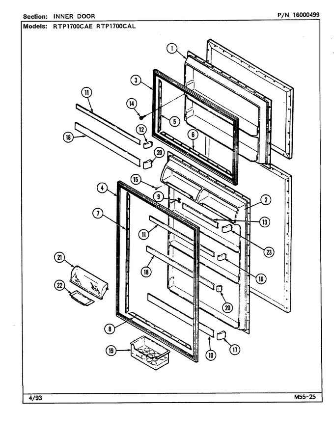 Diagram for RTP1700CAE (BOM: DH32A)