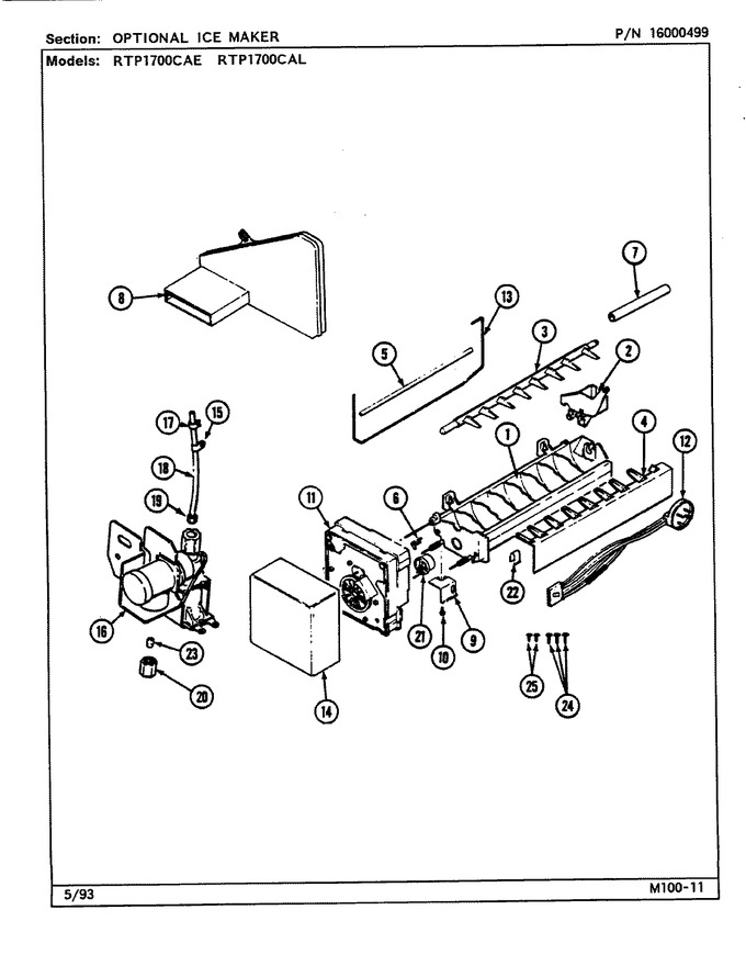 Diagram for RTP1700CAE (BOM: DH32A)