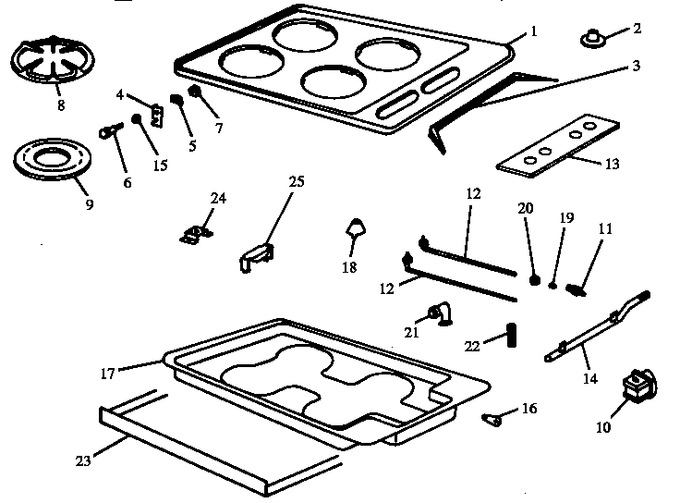 Diagram for RTP201UW (BOM: P1131401N W)