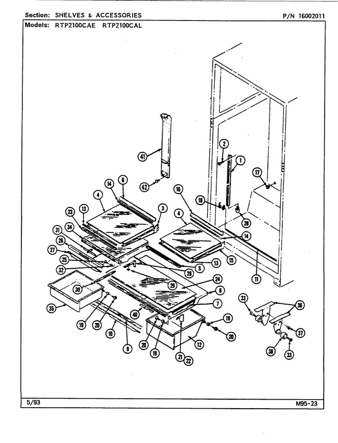 Diagram for RTP2100CAL (BOM: DH75A)