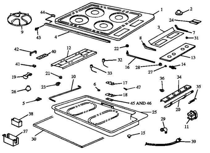 Diagram for RTP304UW (BOM: P1131403N W)