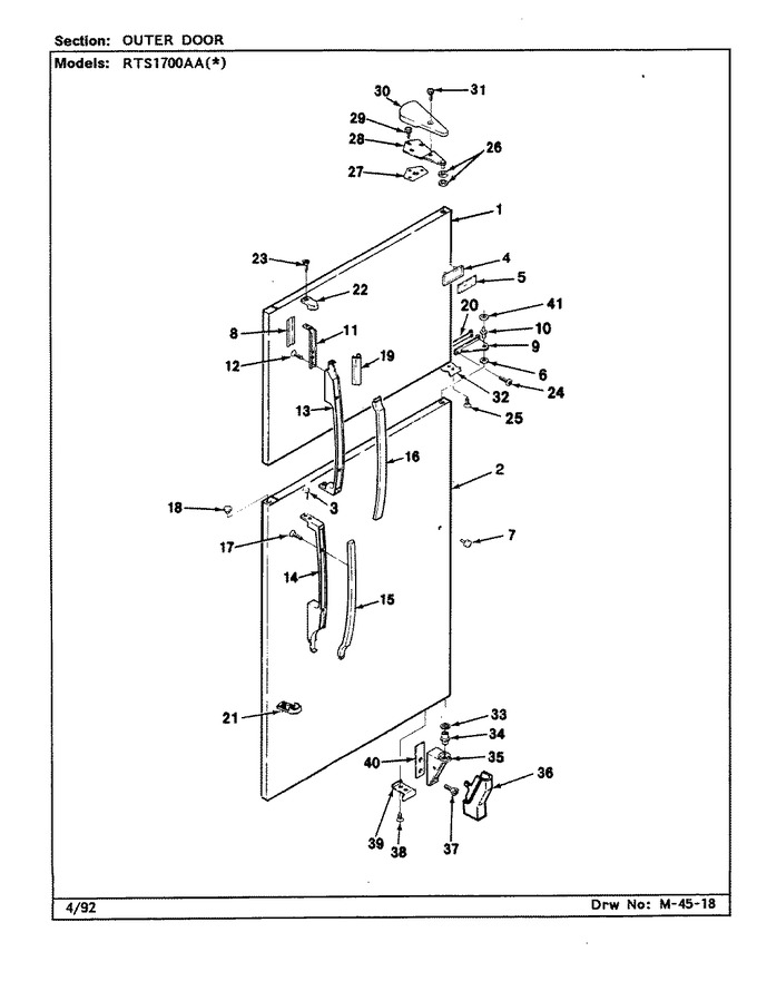 Diagram for RTS1700AAL (BOM: CH21B)