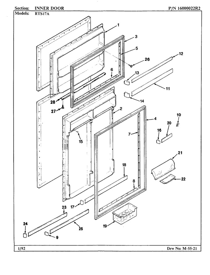 Diagram for RTS17A (BOM: BH21D)