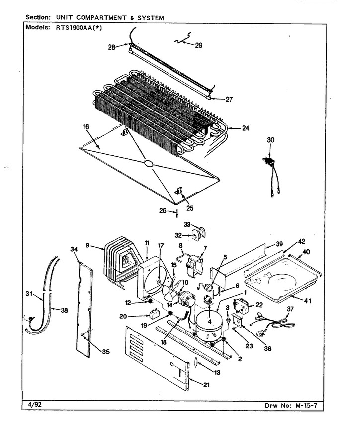 Diagram for RTS1900AAW (BOM: CH51A)