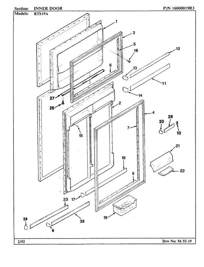 Diagram for RTS19A (BOM: AH51E)