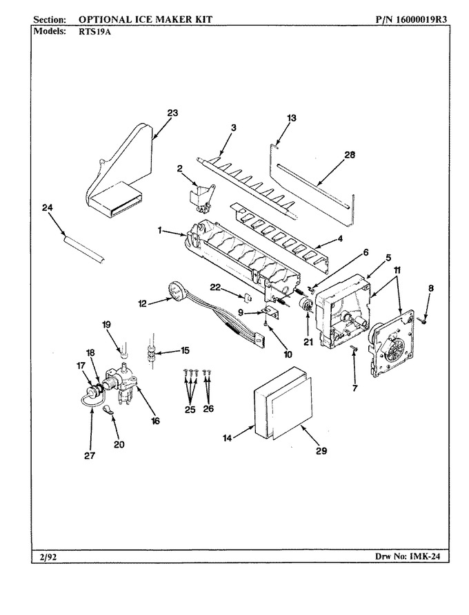 Diagram for RTS19A (BOM: 9E09A)