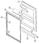 Diagram for 05 - Fresh Food Inner Door