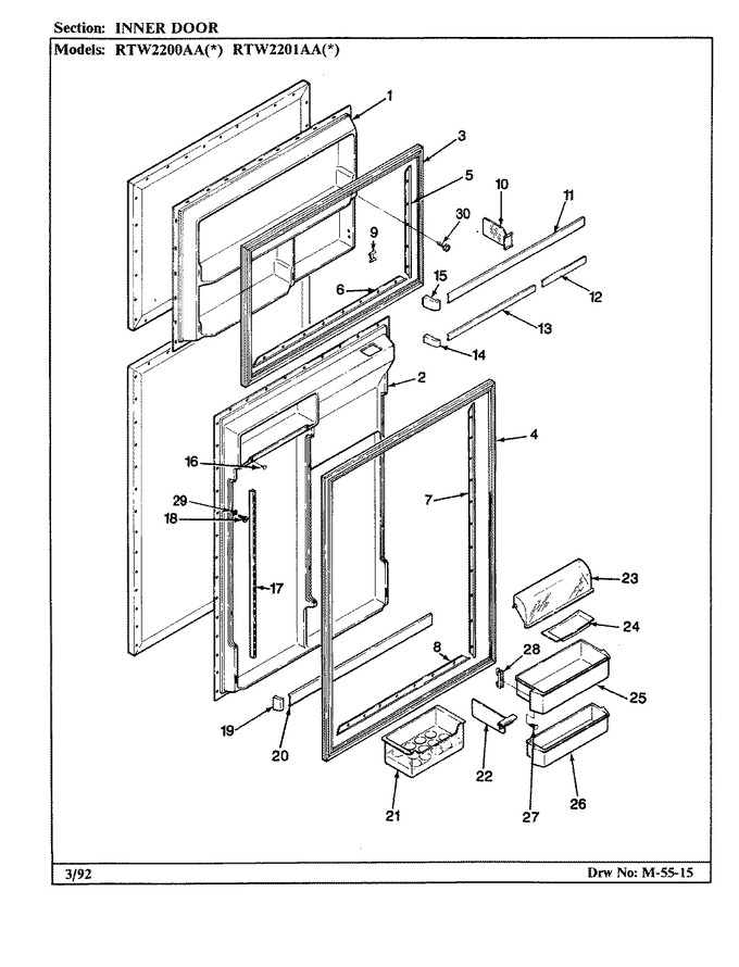 Diagram for RTW2201AAL (BOM: CH89B)