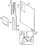 Diagram for 06 - Fresh Food Outer Door