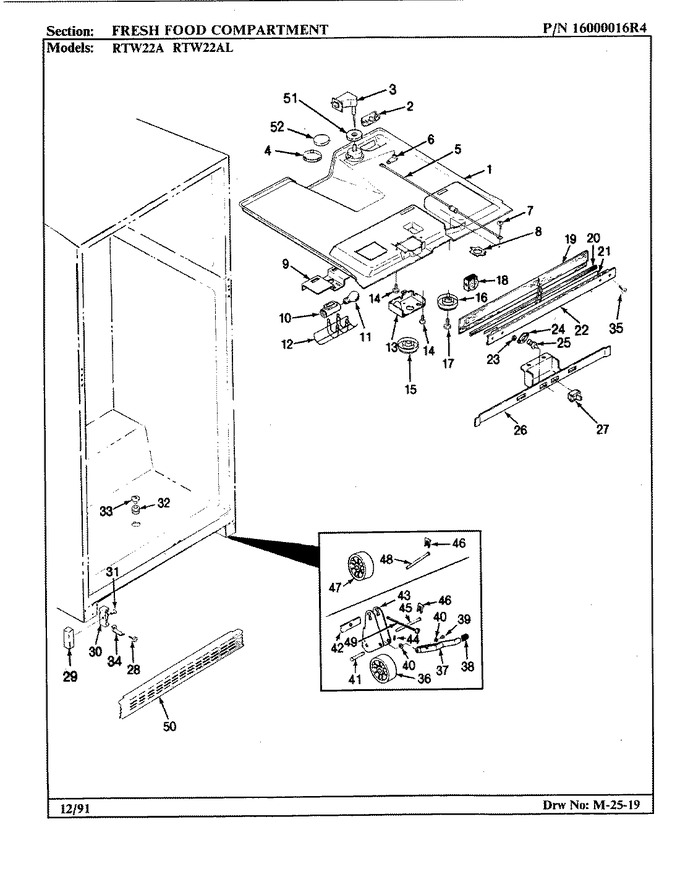 Diagram for RTW22AL (BOM: 9E22A)