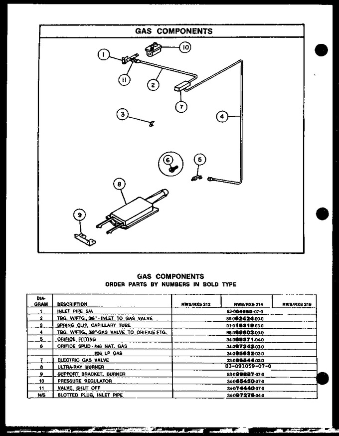 Diagram for RWS214 (BOM: P1132434N)