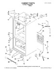 Diagram for 01 - Cabinet Parts