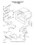 Diagram for 02 - Freezer Liner Parts