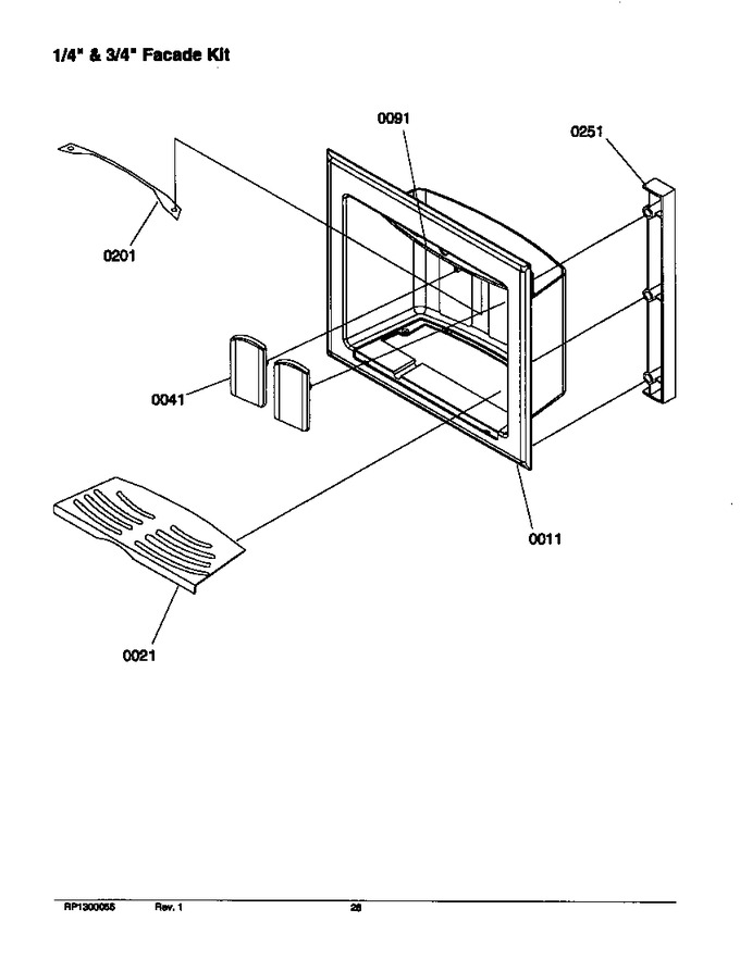 Diagram for S148DA03 (BOM: P1305601W)