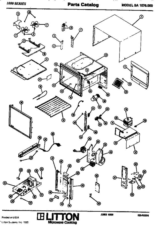 Diagram for SA1075.000 (BOM: SA1075.00 0)