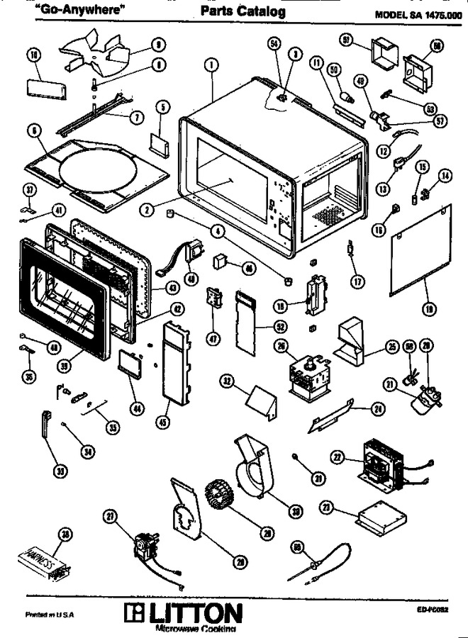 Diagram for SA1475.000 (BOM: SA1475.00 0)