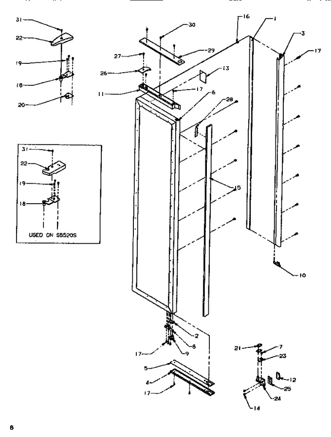 Diagram for SB520SW (BOM: P1185001W W)