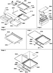 Diagram for 12 - Shelves, Deli, & Crisper Assy & Accs