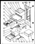 Diagram for 14 - Ref Shelving And Drawers