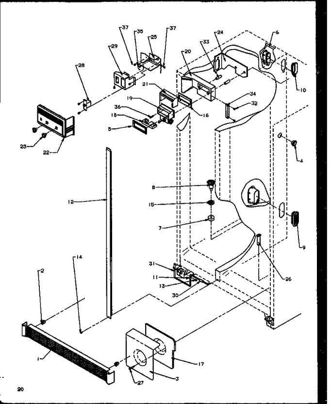 Diagram for SBI20NW (BOM: P1162902W W)